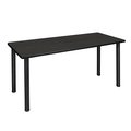 Regency Regency Kee 66 x 24 in. Training Seminar Table- Ash Grey Top, Black Legs MT6624AGBPBK